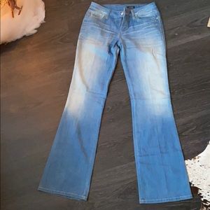 New BEBE women’s angeline flare jeans